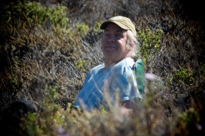 Photo of Fred, the hubby of the blog writer, and driver pro bono of the eurovan